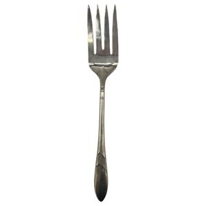 Oneida Community LADY HAMILTON Silverplate Meat Serving Fork 8 1/2" Flatware